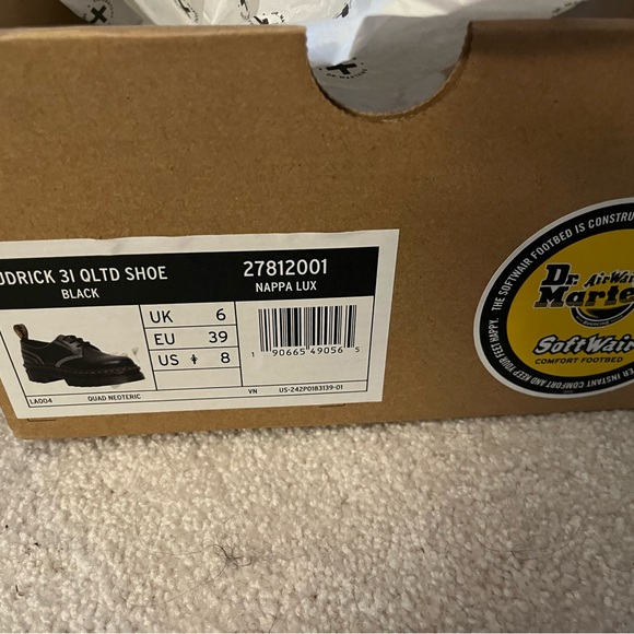 Dr. Martens Black Boots with Yellow Stitching - Picture 6 of 6